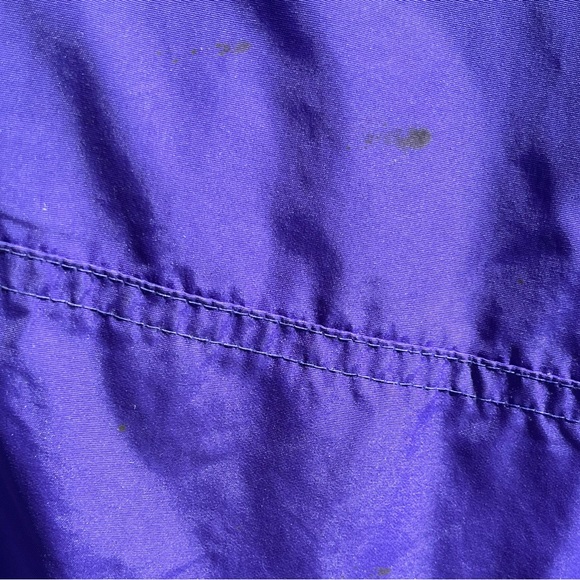 COLUMBIA Bugaboo Jacket Size XL Vtg 80s 90s  Nylon 3 In 1 Fleece Purple Teal - Picture 9 of 9